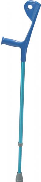 Drive Medical 10412 Euro Style Light Weight Forearm Crutch, Blue, Adult; Provides safety and comfort; 60